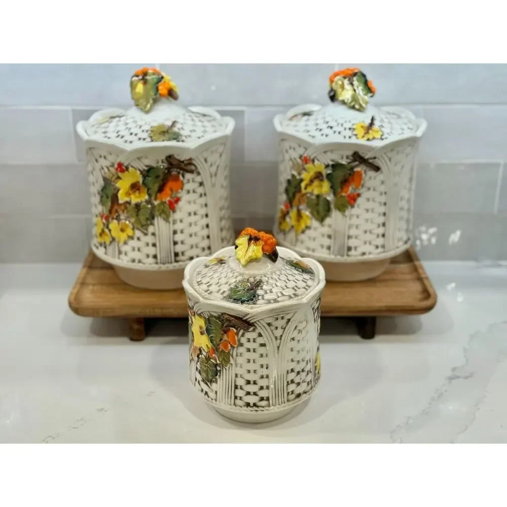 Lefton vintage basketweave
